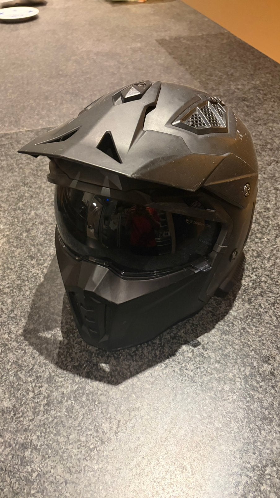 Vinz brommer helm, Heren, Integraalhelm, L, Tweedehands