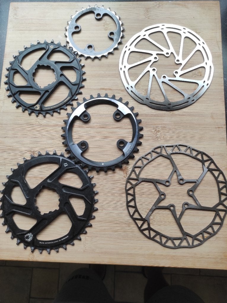 SRAM Kettingbladen-remschijven, Fietsen en Brommers, Ophalen, Gebruikt, Mountainbike