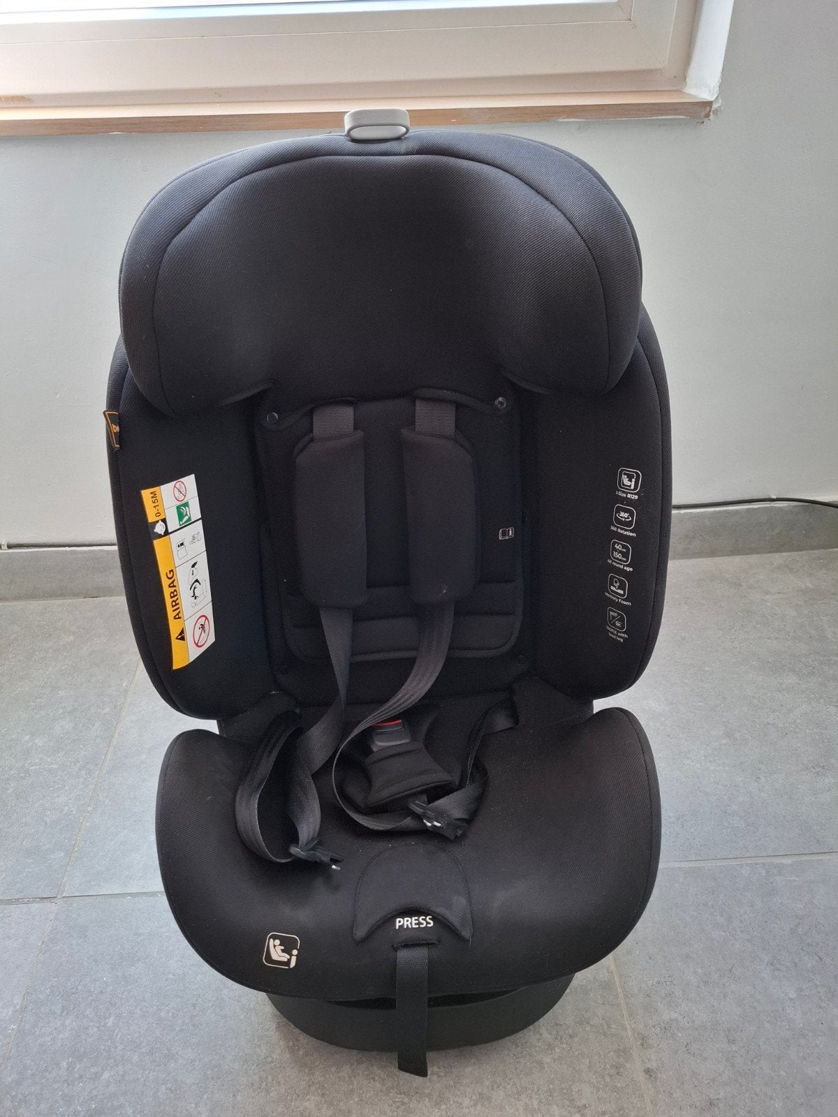 siege Auto + base 360, Enfants & Bébés, Enlèvement, Comme neuf, Autres marques, Isofix