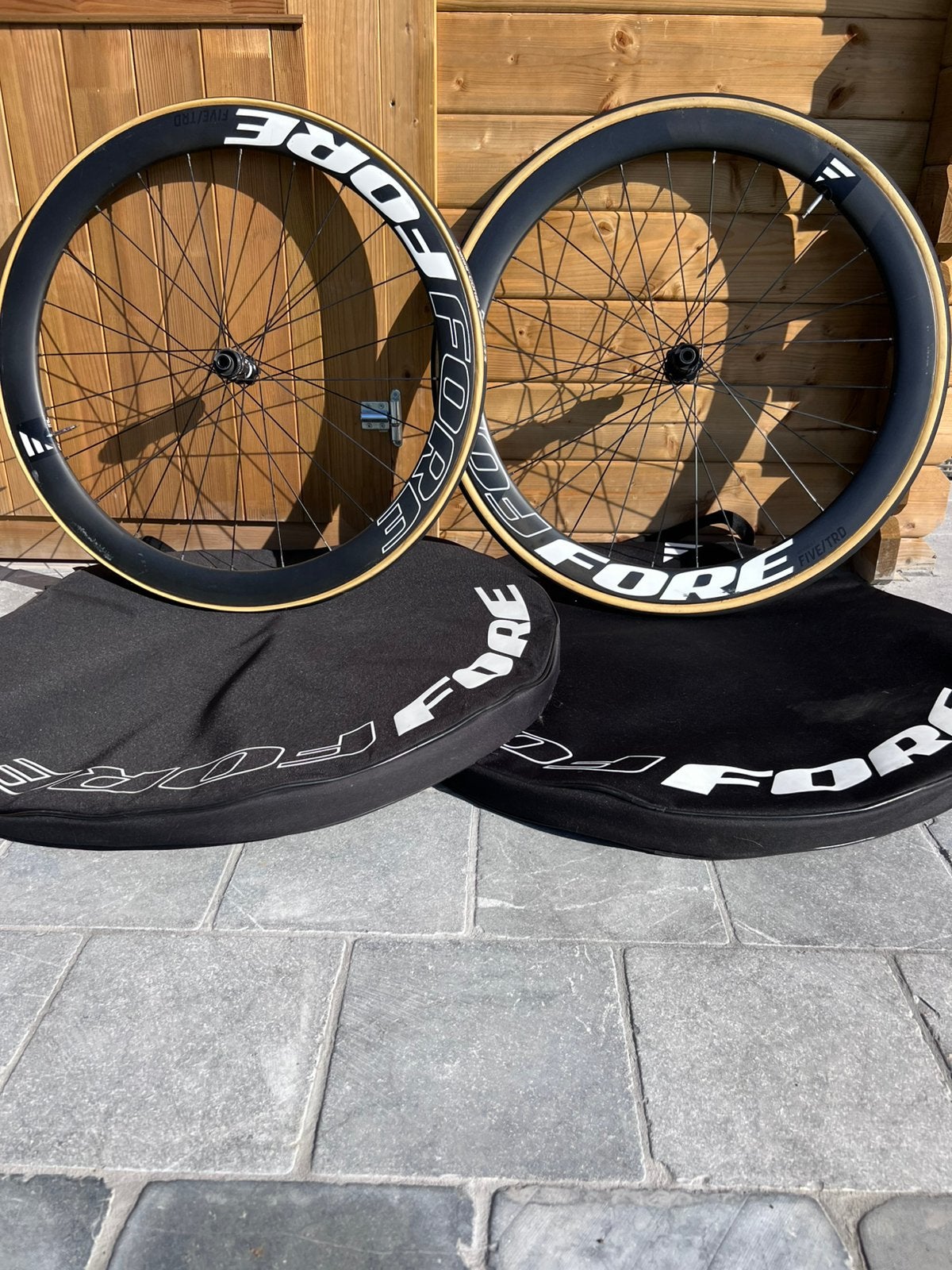 Fore Carbon wielen disc 50mm, Fietsen en Brommers, Ophalen, Gebruikt, Wiel, Carbon