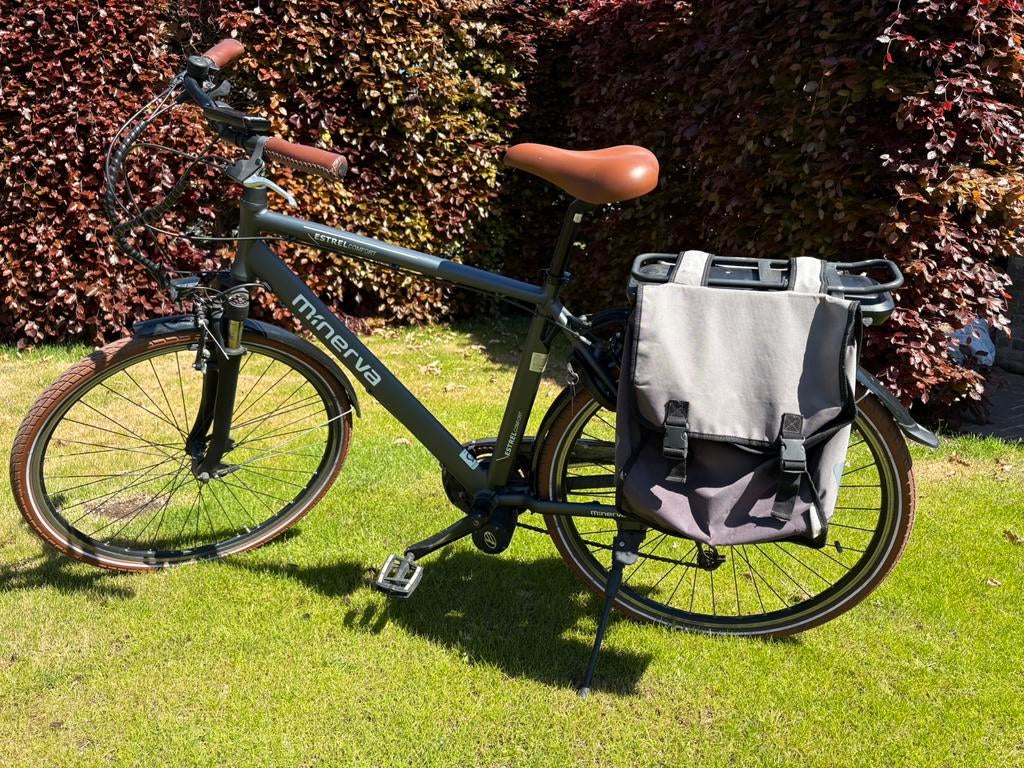 Minerva Estrel Comfort + extra batterij, 51 tot 55 cm, Ophalen, Gebruikt, 50 km per accu of meer