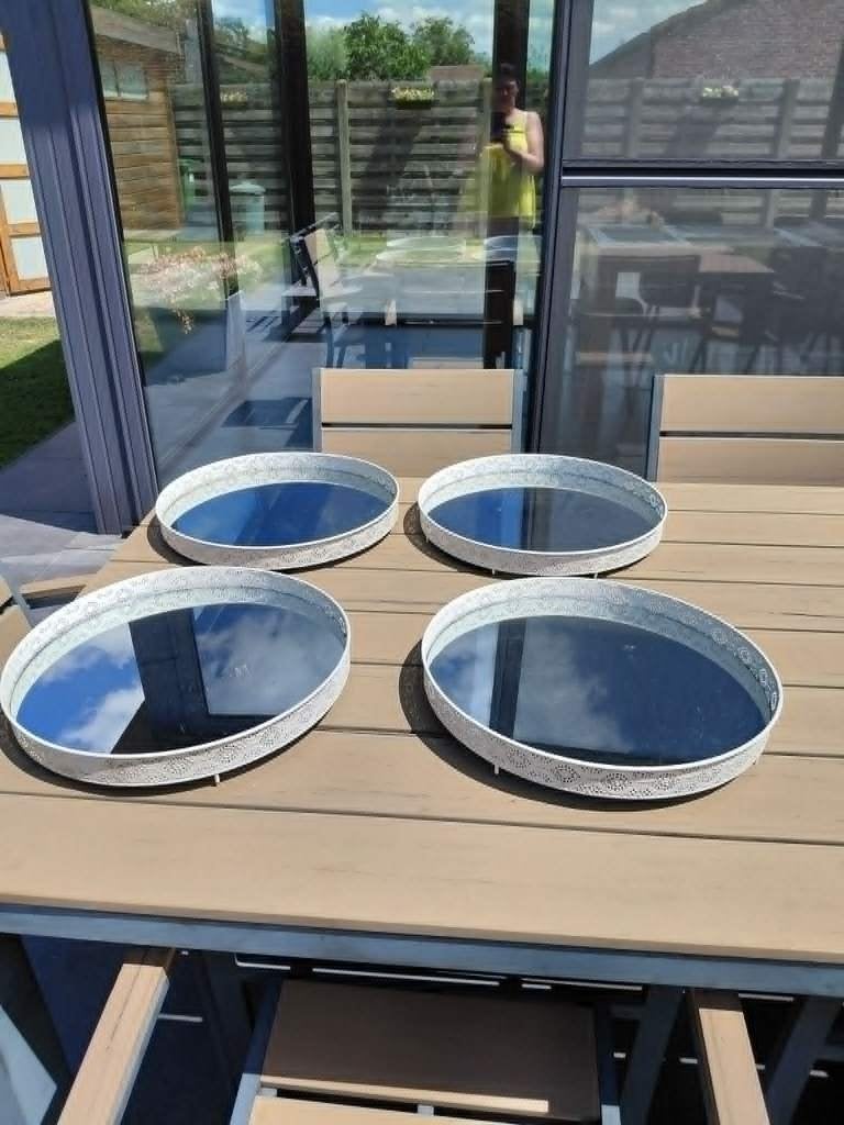 Serveerschotels, Ophalen of Verzenden, Zo goed als nieuw, Schaal of Schalen