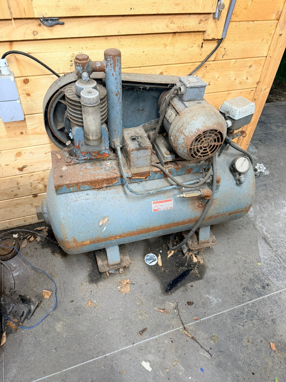 Compressor atlas copco, Doe-het-zelf en Bouw, Ophalen, Gebruikt