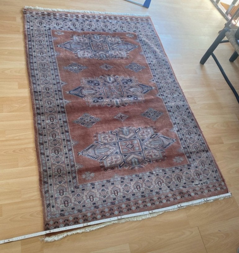 tapis oriental de style Bokhara/Pakistanais, 150 à 200 cm, 100 à 150 cm, Enlèvement, Utilisé