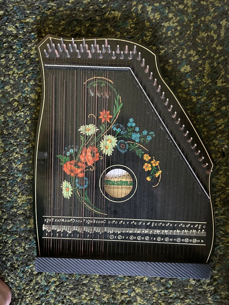Tafelharp, Musima Citer, Muziek en Instrumenten, Ophalen, Gebruikt