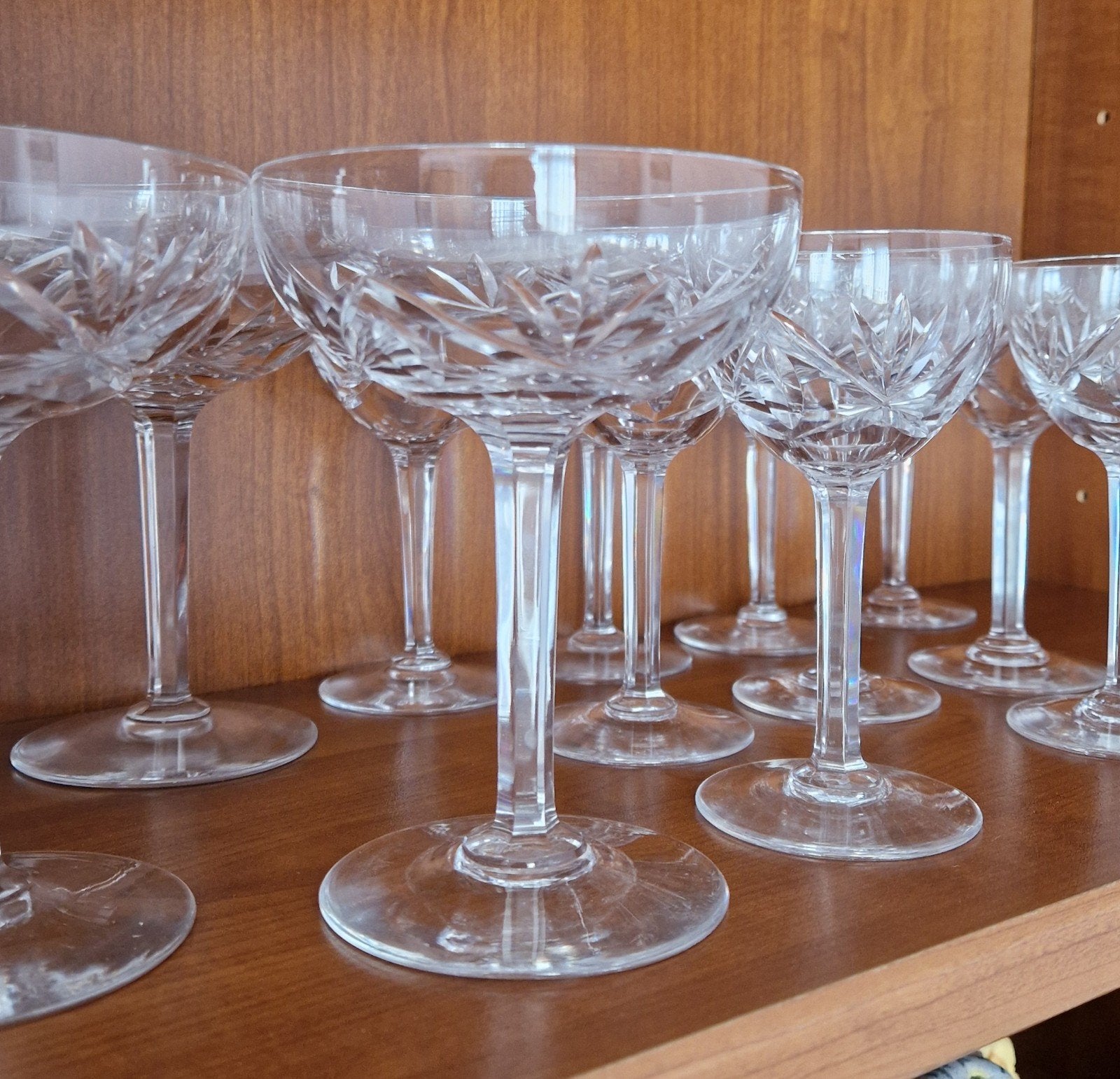 Lot de verres en cristal, Enlèvement