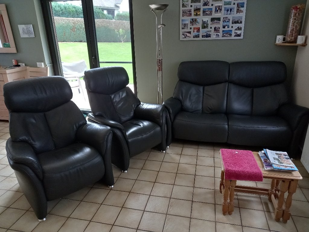 Woonkamer, Ophalen of Verzenden, Zo goed als nieuw, Leer