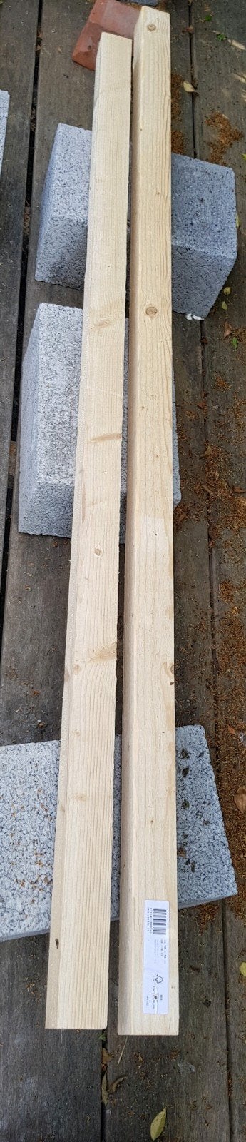 Groene MDF  platen Vochtwerend + houten balkjes, Doe-het-zelf en Bouw, Hout en Planken, Ophalen, Nieuw, Plank