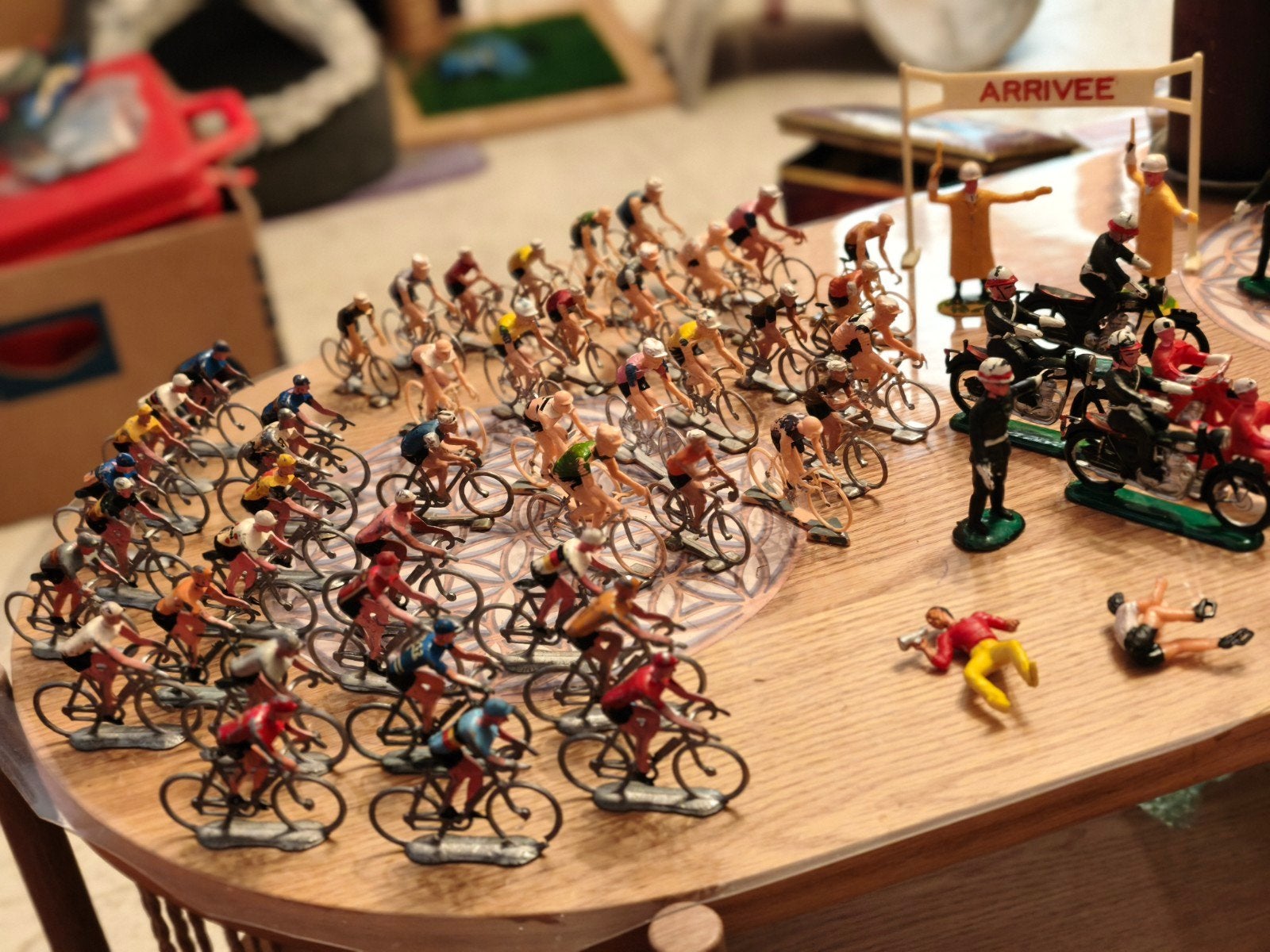 Lot cycliste métal et plastique