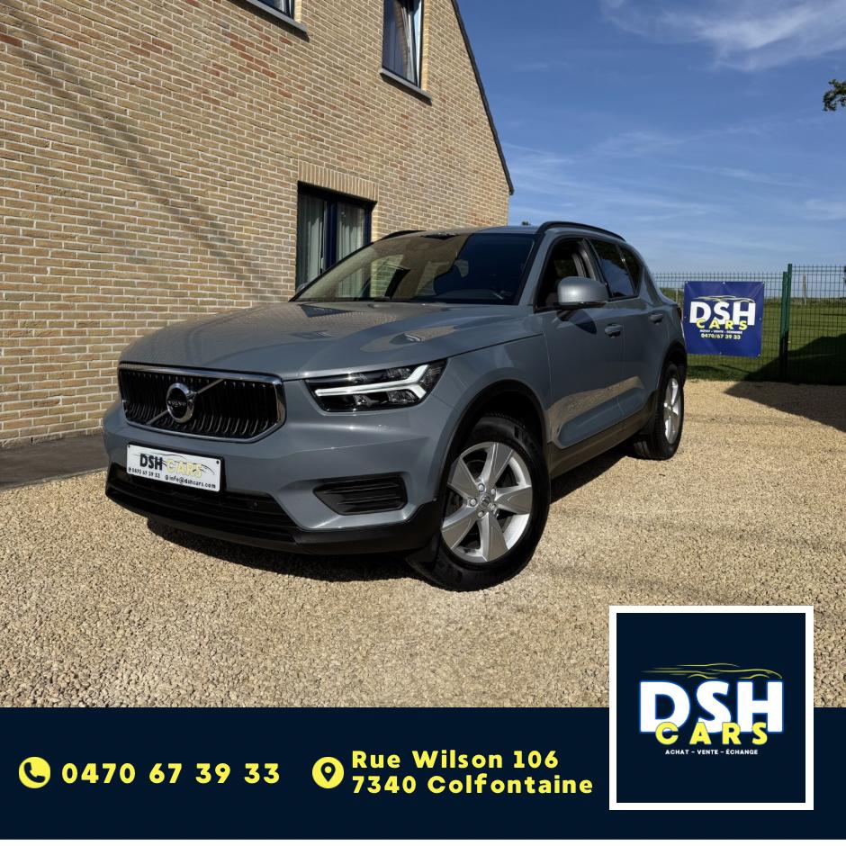 Volvo XC40 2022, Autos, Argent ou Gris, Achat, Euro 6, Boîte manuelle