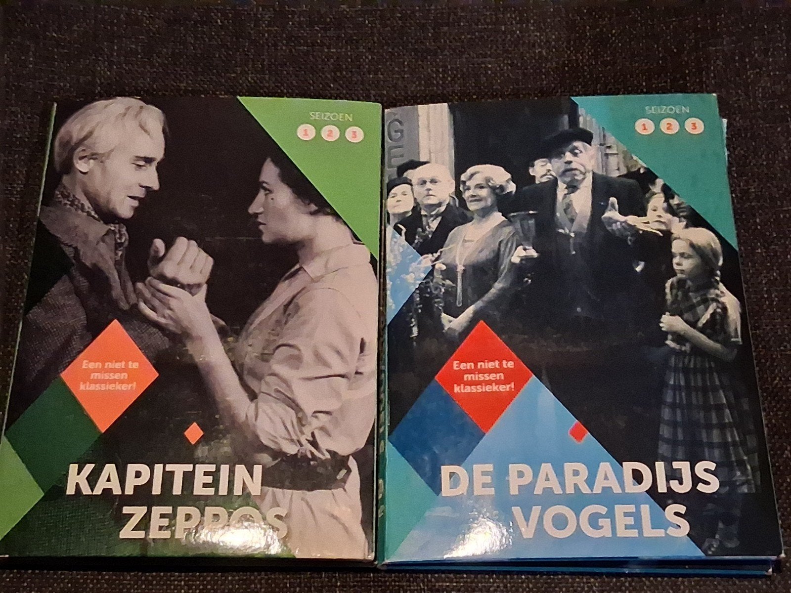 de volledige reeksen Paradijsvogels & kapitein zeppos op dvd, Enlèvement ou Envoi