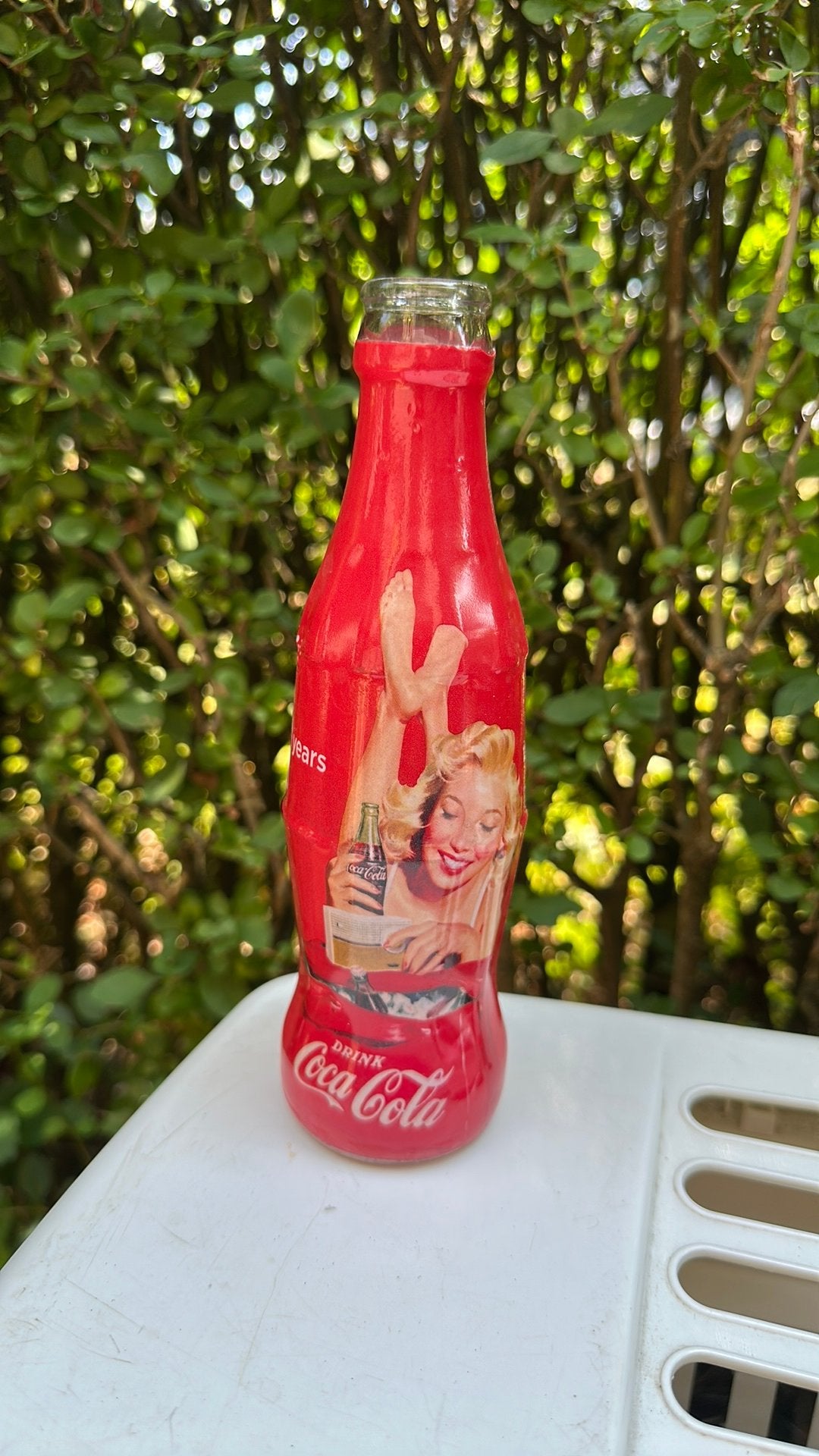 Coca cola flesje 125 editie voor verzamelaars, Ophalen, Gebruikt
