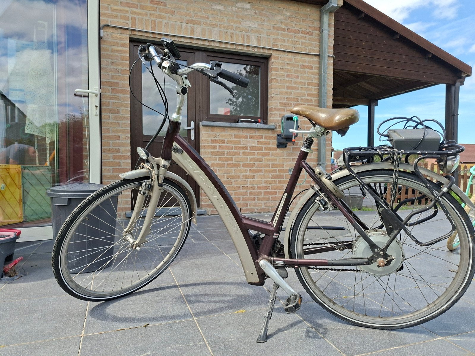 Sparta ION GLS damesfiets met DEFECTE batterij, Fietsen en Brommers, Elektrische fietsen, Ophalen, Sparta
