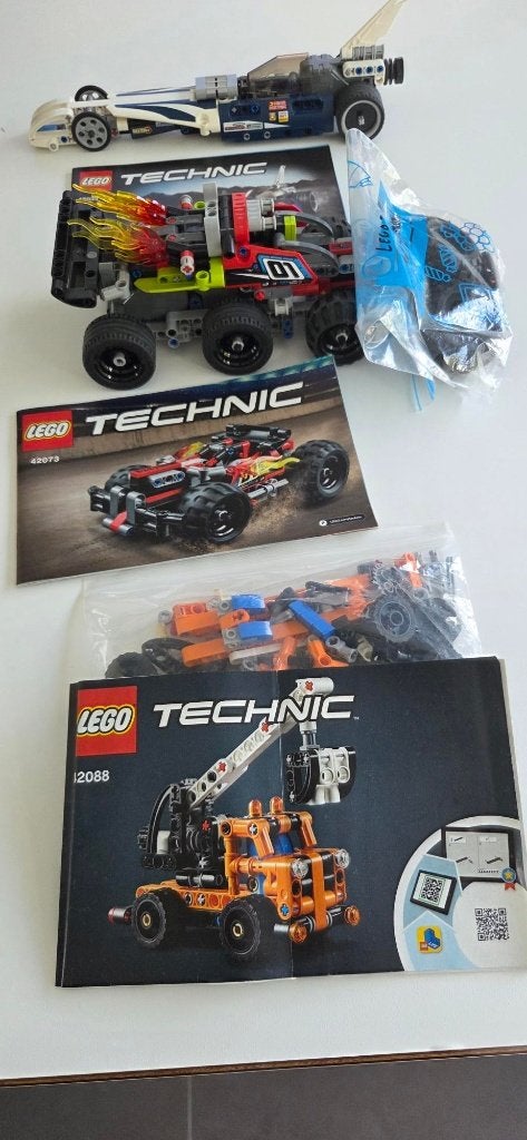 lot lego technics en creator, Lego, Ophalen of Verzenden, Zo goed als nieuw, Compleet