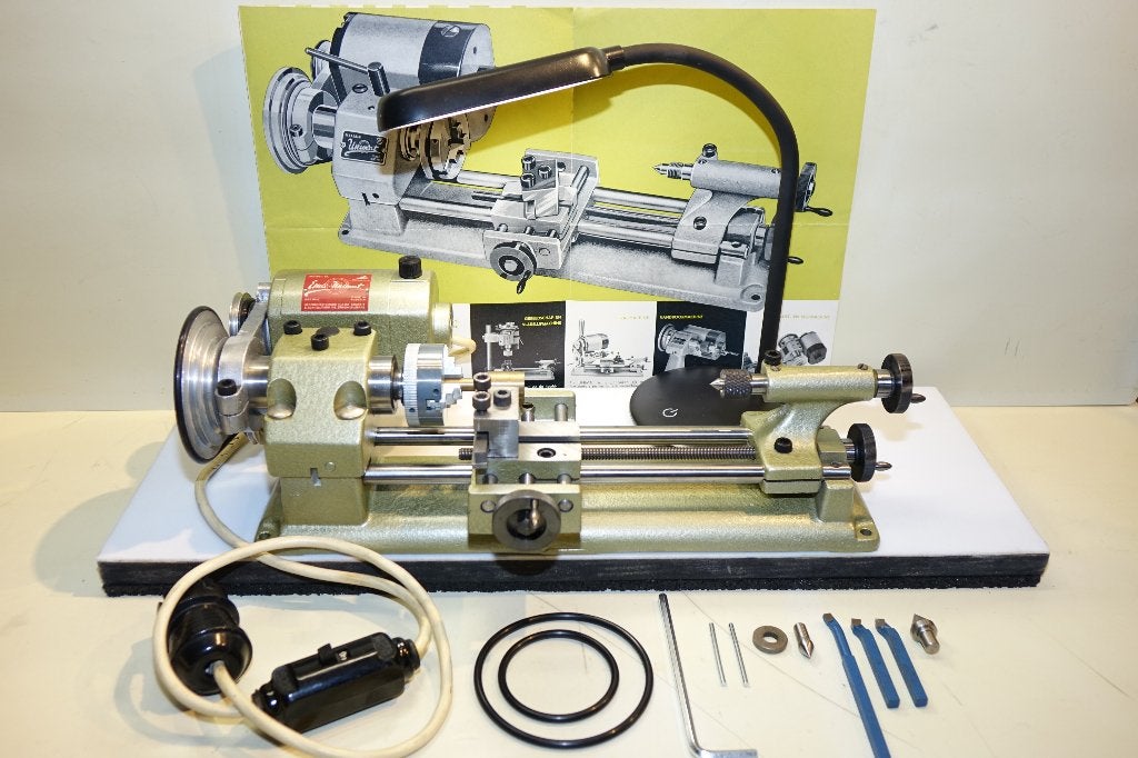 tour à métaux amateur Emco Unimat Mini, Envoi, Utilisé, Tour à métaux, Moins de 500 mm