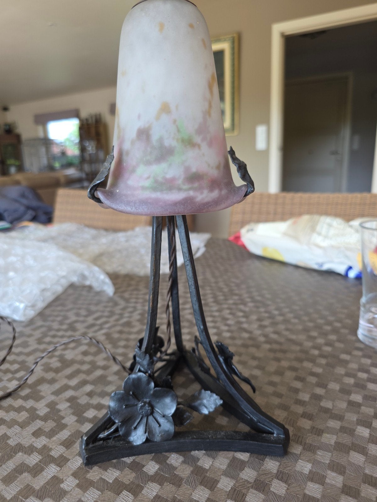 Stalamp, Ophalen
