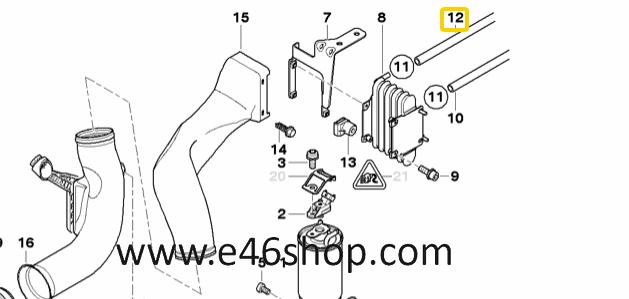 Brandstofleiding BMW 520D E39 OE 13327785156 org bmw, -, -, Nieuw, Ophalen of Verzenden