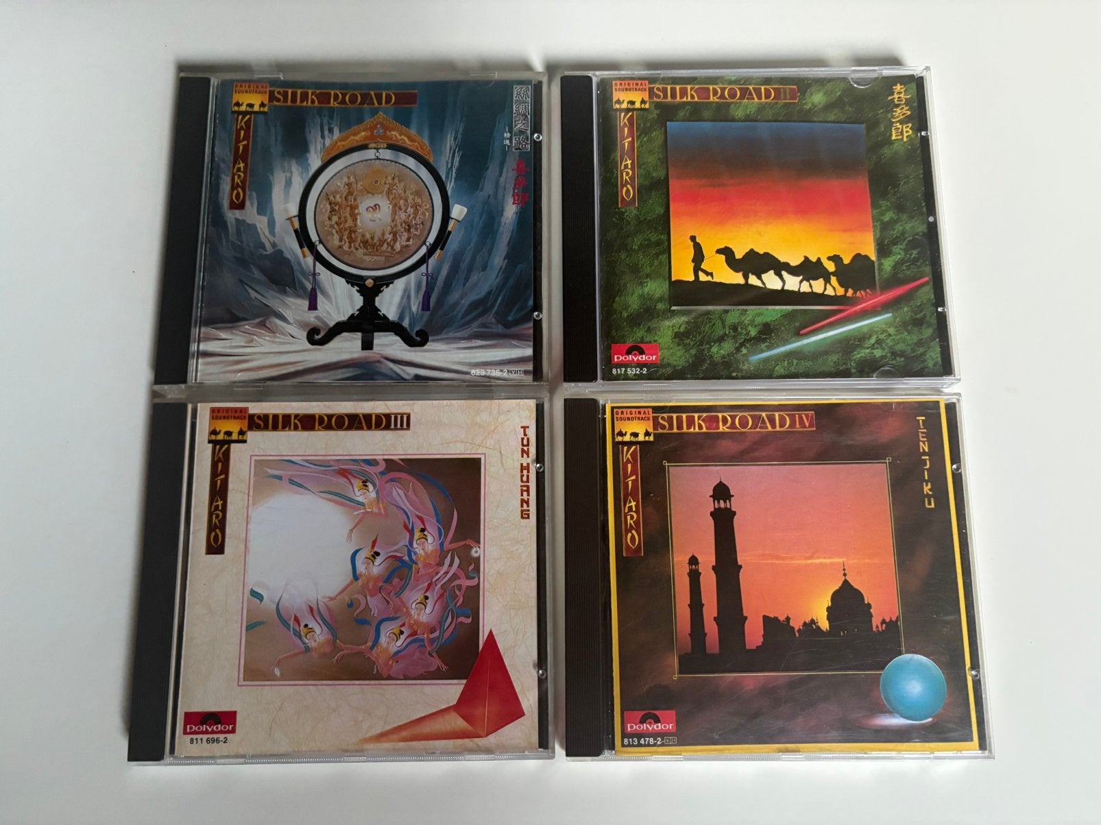 KITARO - SILK ROAD CD LOT VAN 4 ALBUMS, Cd's en Dvd's, Ophalen of Verzenden, Zo goed als nieuw