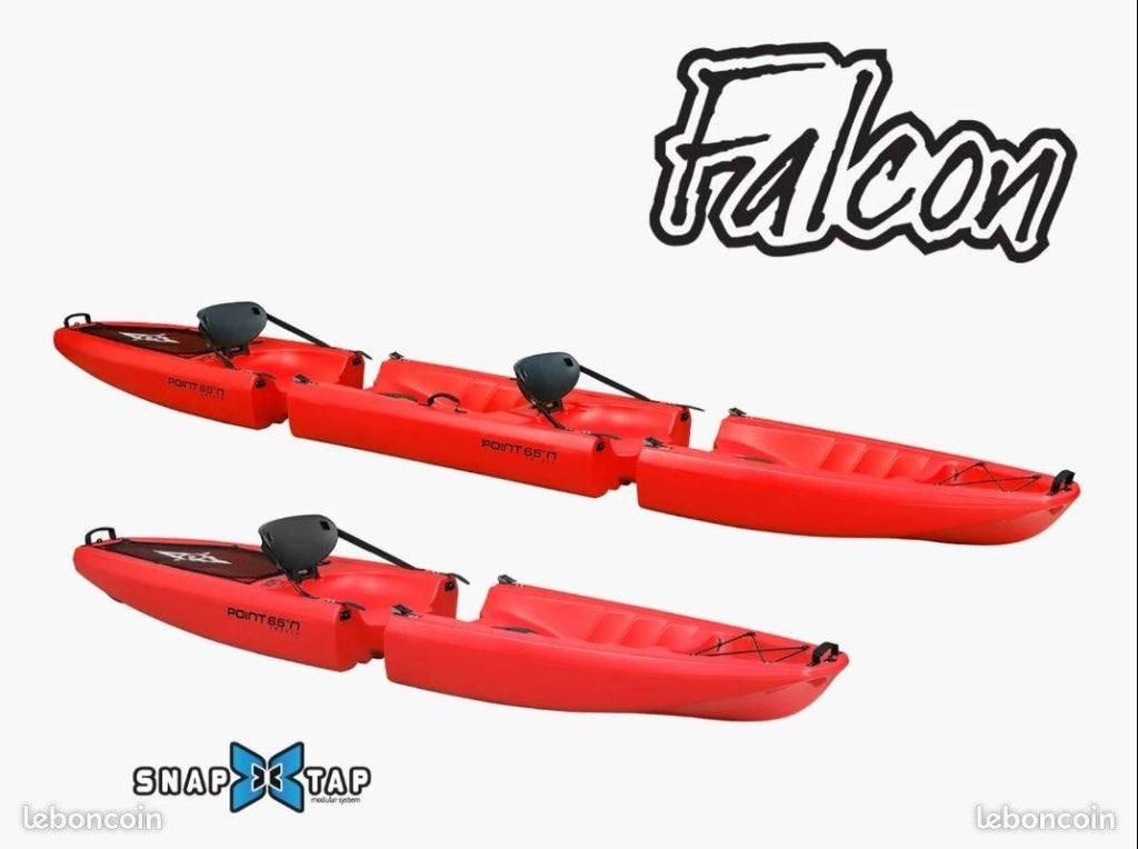 Nieuwe Falcon 3-delige kajak, Ophalen, Nieuw, 2-persoons