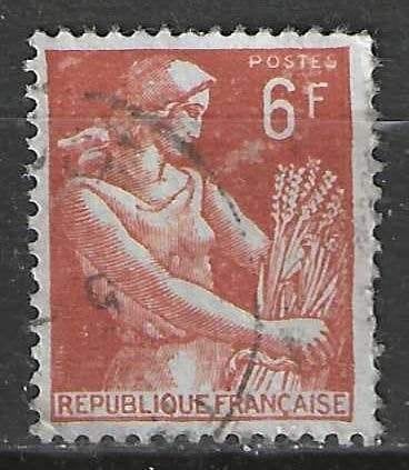 Francia 1957/1959 - Yvert 1115 - Type Moissonneuse (ST), Envoi, Affranchi