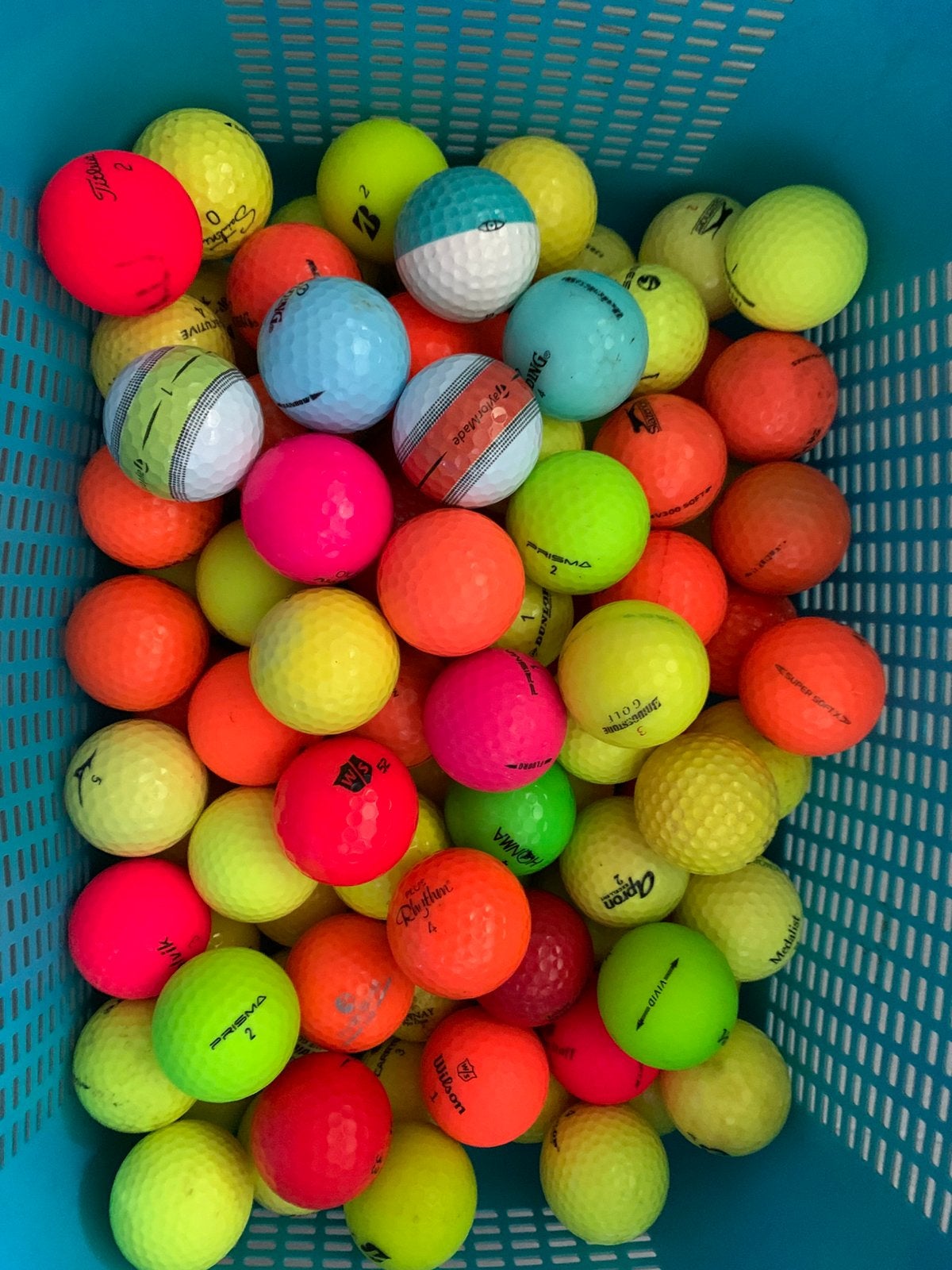 Golfballen pinnacle, gekleurd , gemengde, Ophalen, Zo goed als nieuw