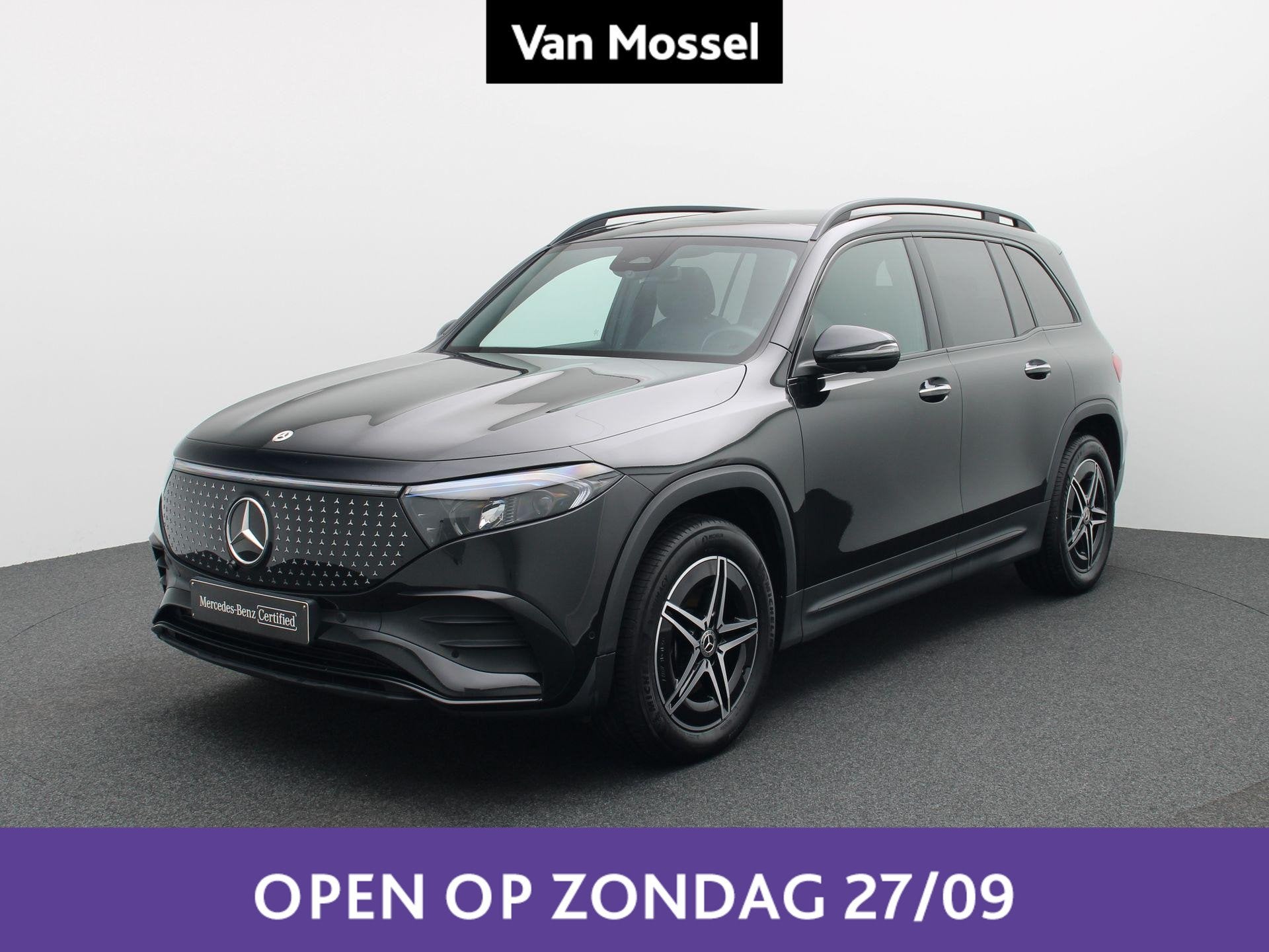 Mercedes-Benz EQB 250+ AMG Line + PANORAMISCH DAK + CARPLAY, Autos, Noir, 5 portes, 5 places, Automatique