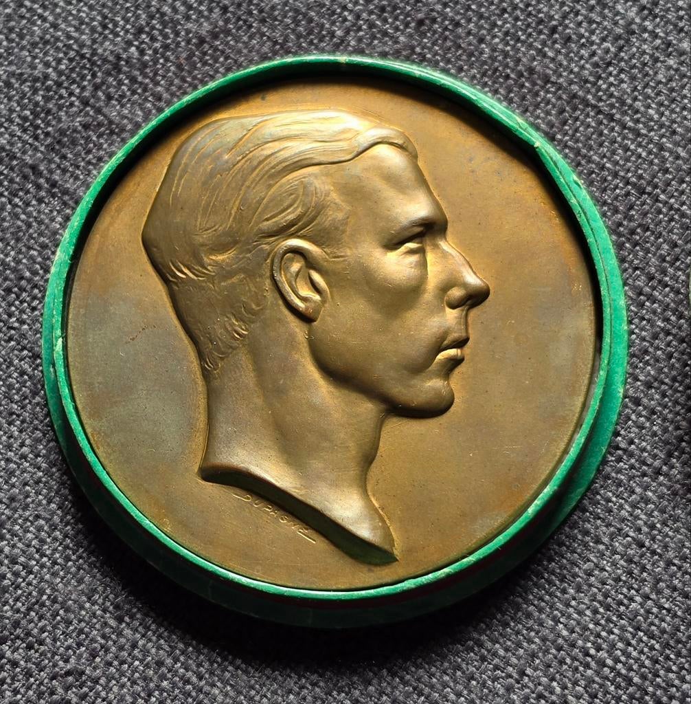 Médaille de 1947 : visite du prince Charles au Congo, Enlèvement ou Envoi, Bronze