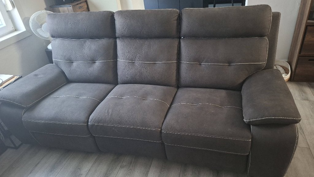 Divan relax, Banc droit, Comme neuf, Enlèvement, Trois personnes