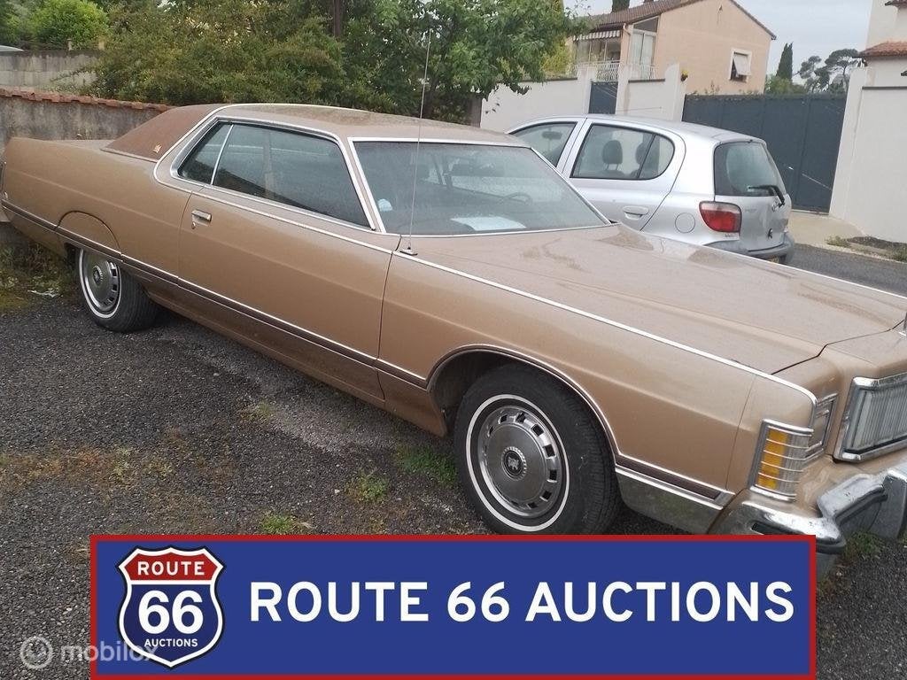 Mercury Grand Marquis | 1978 | Route 66 Auctions, Auto's, Zwart, Bedrijf, Handgeschakeld, Overige carrosserie