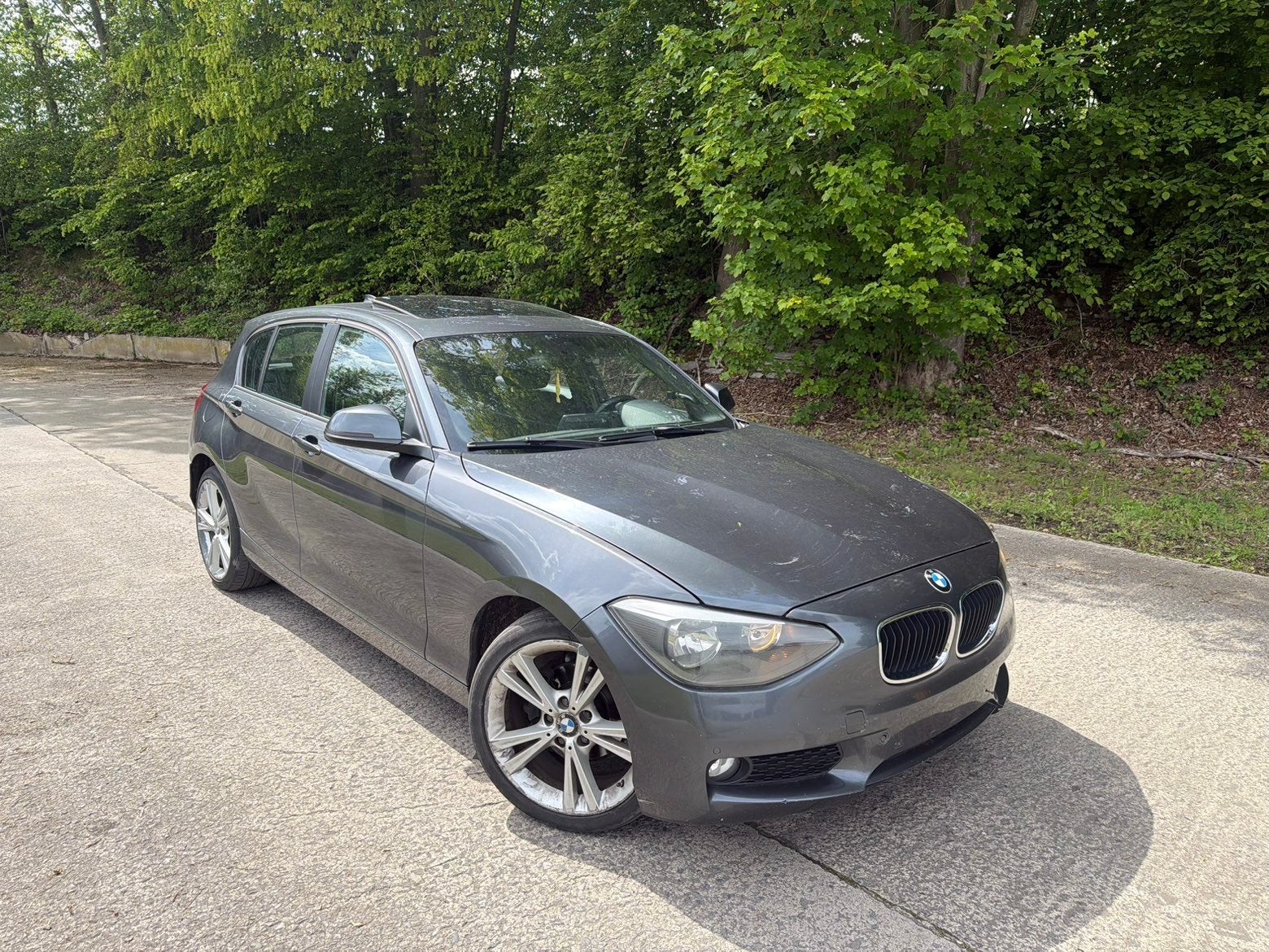 BMW 116D f20 full options, Cuir, Argent ou Gris, Achat, Boîte manuelle