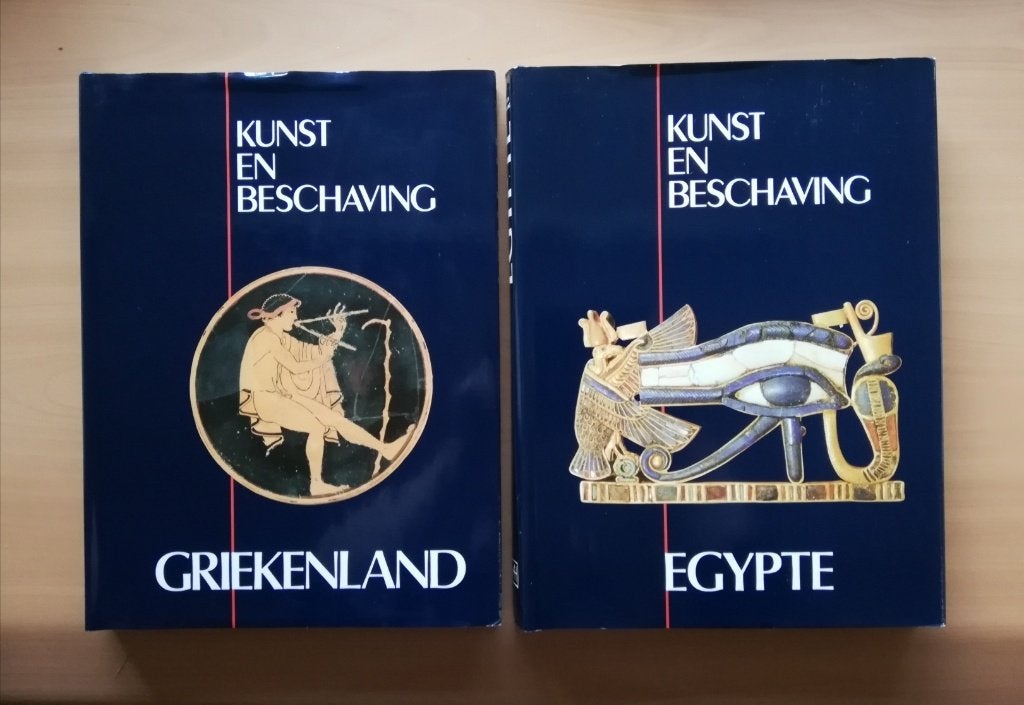 2 boeken :  Griekenland & Egypte, Ophalen of Verzenden, Zo goed als nieuw