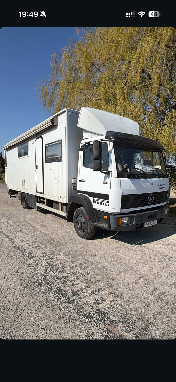 Camping car 7t5 Mercedes 814, Caravans en Kamperen, Buscamper of Camperbus, Caméra de recul, Tot en met 2, Particulier