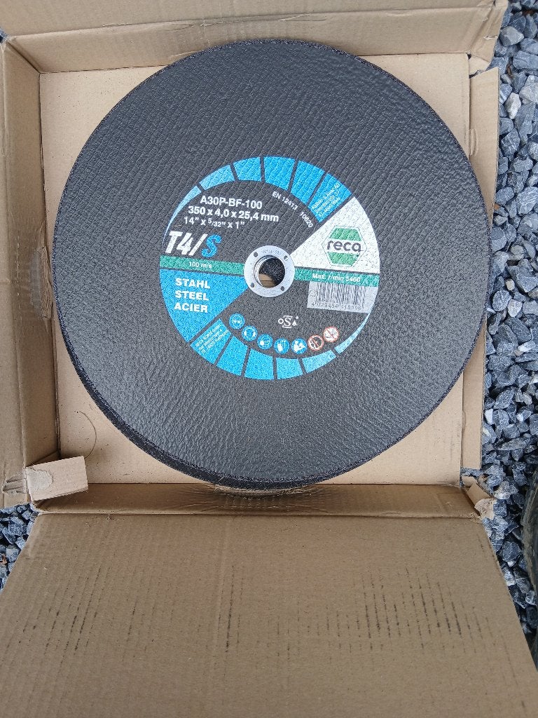 Disque à tronçonner RECA 350 mm pour acier – Neuf, Enlèvement, Neuf, Autres types