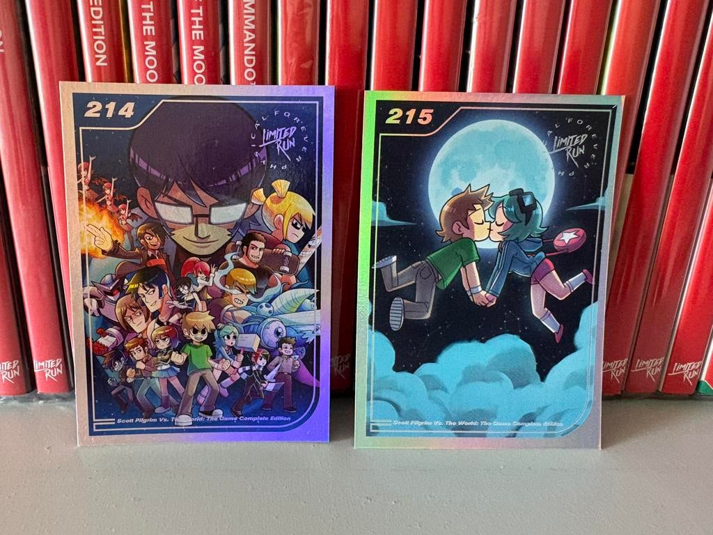 Scott Pilgrim Limited Run Collector Card #214 + #215, Ophalen of Verzenden