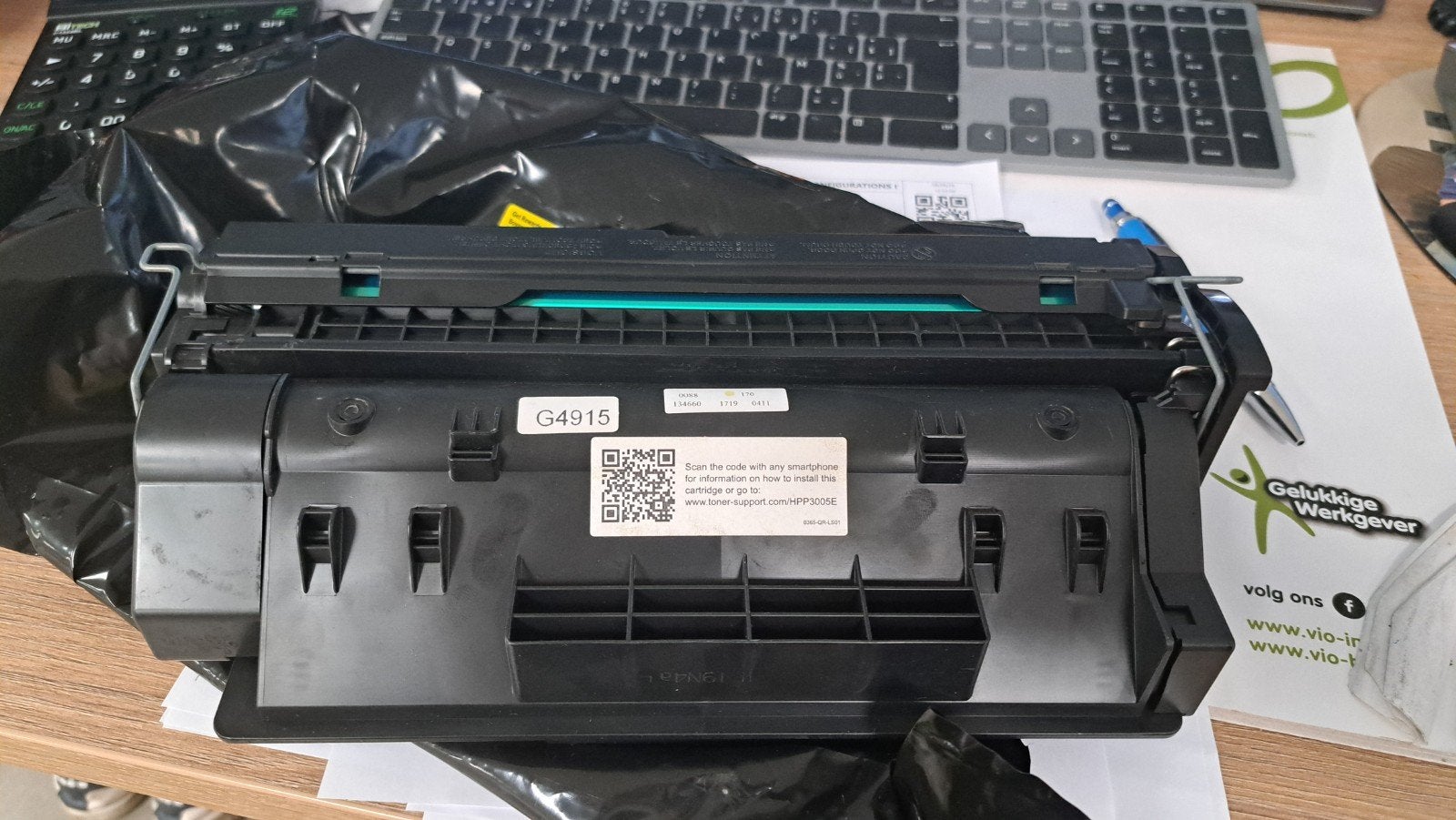 Toner zwart Xerox, Computers en Software, Printer, Nieuw, Ophalen of Verzenden, Laserprinter