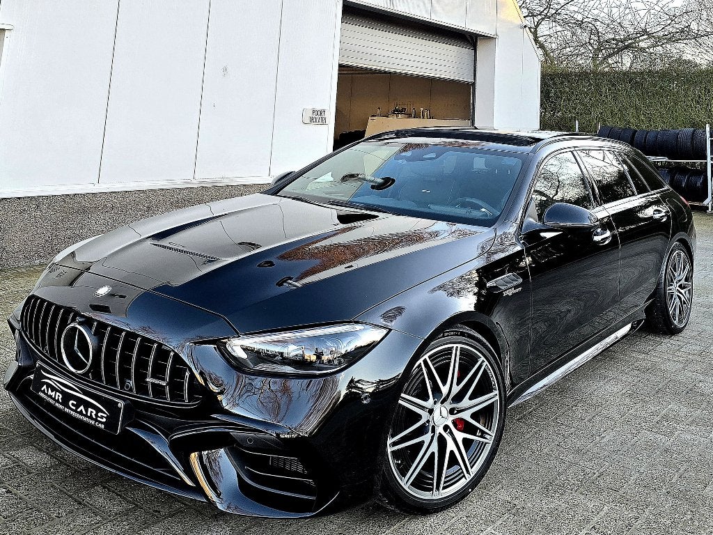 C63S E Performance - Rijk Uitgerust! 6.118km!!, Auto's, Automaat, 500 kW, Leder, Hybride Elektrisch/Benzine