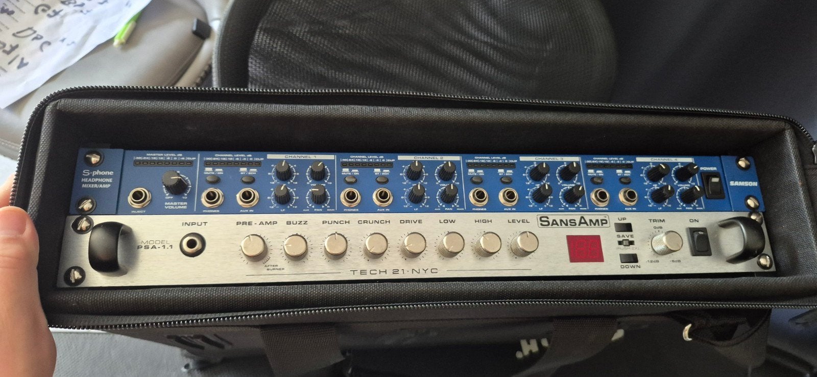 Étui de transport/rack pour téléphone Sansamp psa 1.1 Samson, Enlèvement ou Envoi