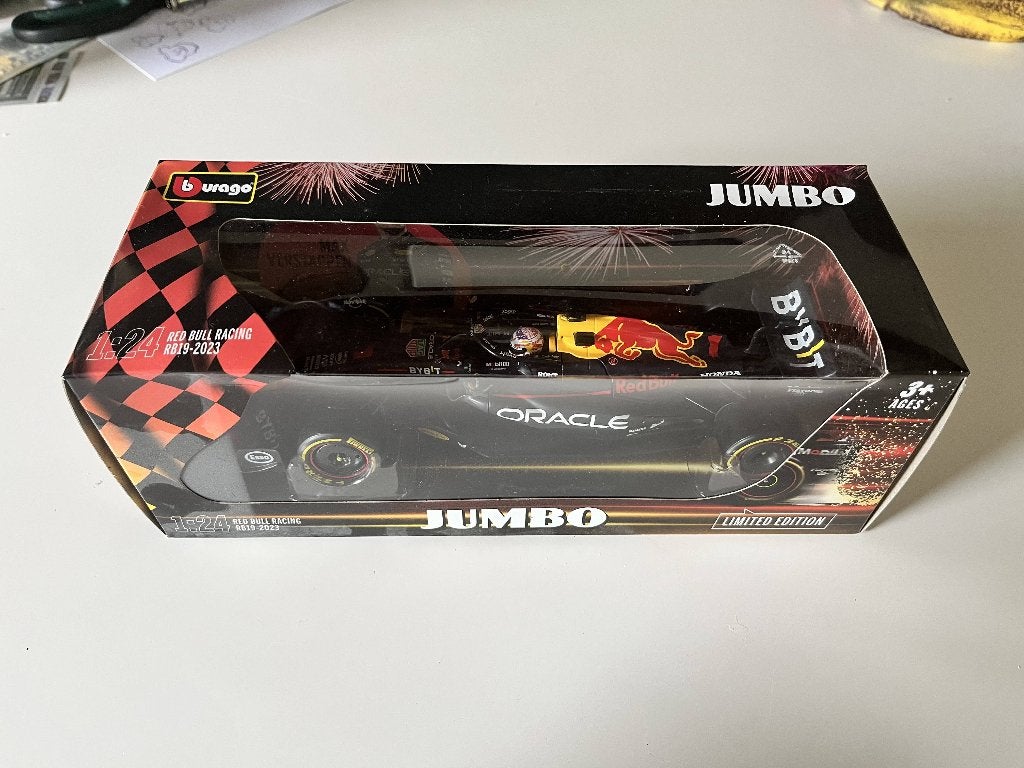 1/24 Bburago Red bull racing Max Verstappen, Hobby en Vrije tijd, Ophalen of Verzenden, Nieuw, Overige typen, Burago