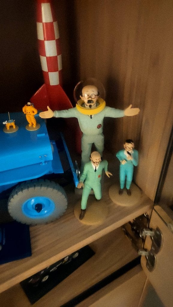 Figurine tintin  tournesol, Ophalen of Verzenden, Kuifje, Nieuw