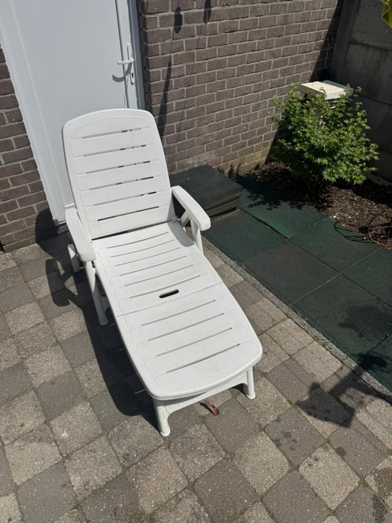 Ligstoel  flair plaisir, Jardin & Terrasse, Chaises longues, Enlèvement, Utilisé, Plastique, Pliant