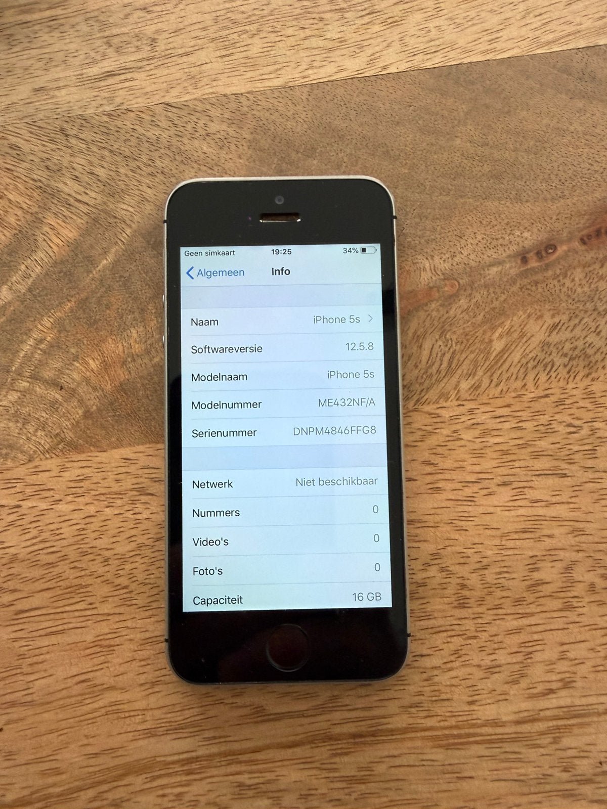 iPhone 5s 16 gb space gray, Telecommunicatie, Mobiele telefoons | Apple iPhone, 16 GB, Ophalen of Verzenden, Zo goed als nieuw