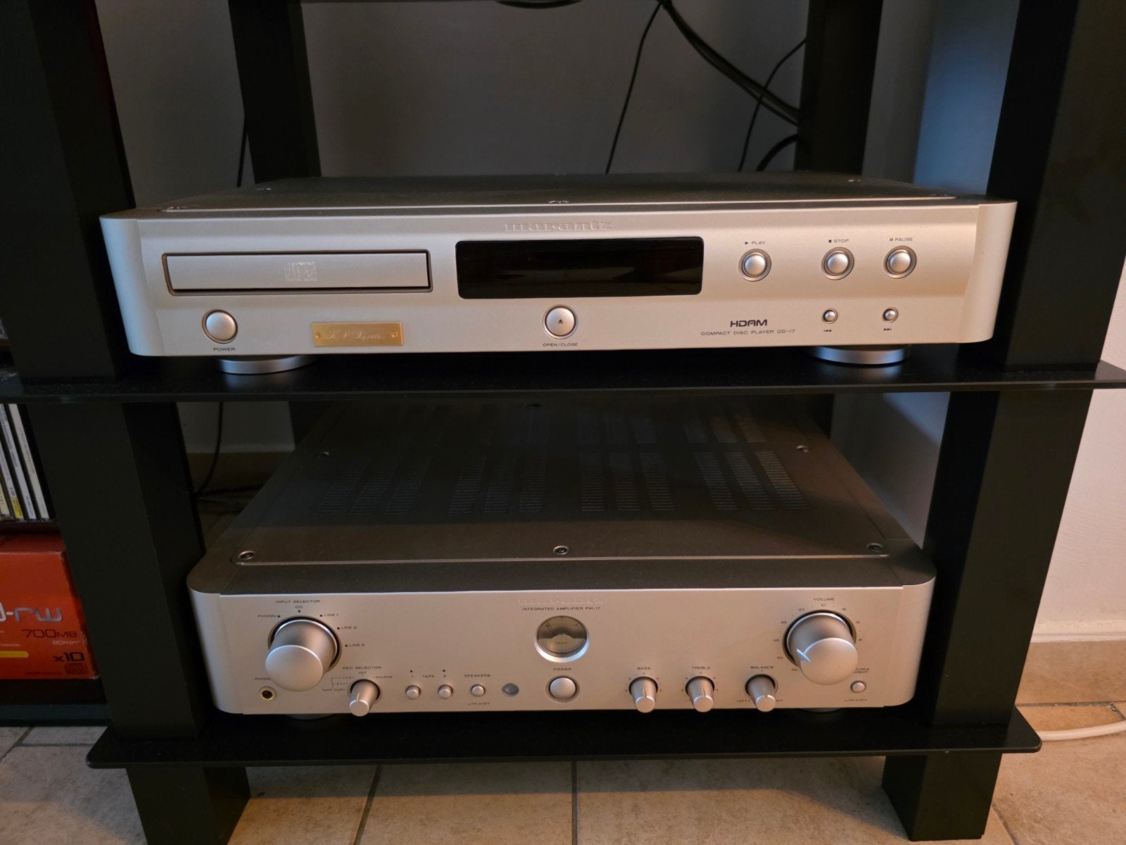 Marantz versterker en cd speler, Audio, Tv en Foto, Versterkers en Ontvangers, Ophalen, Marantz
