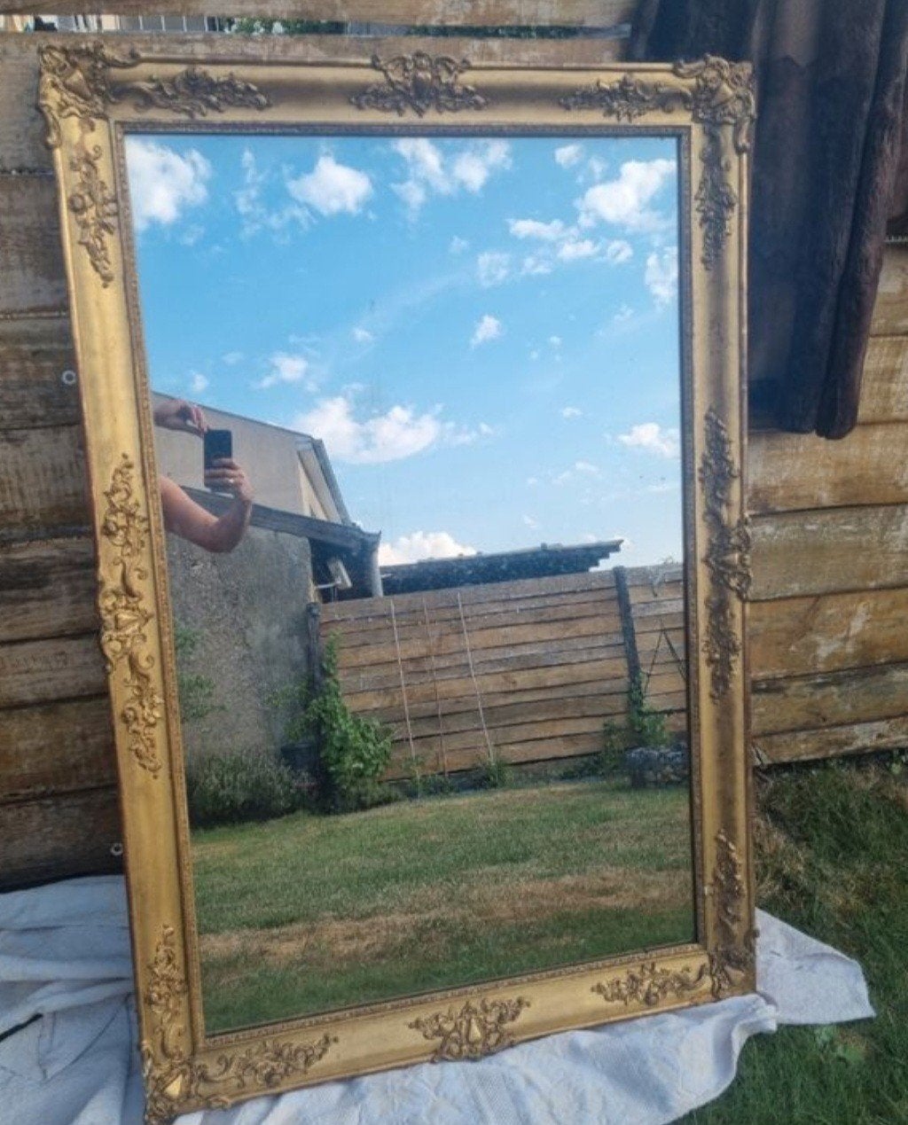 Miroir Style Napoléon III/Louis XV, Antiquités & Art