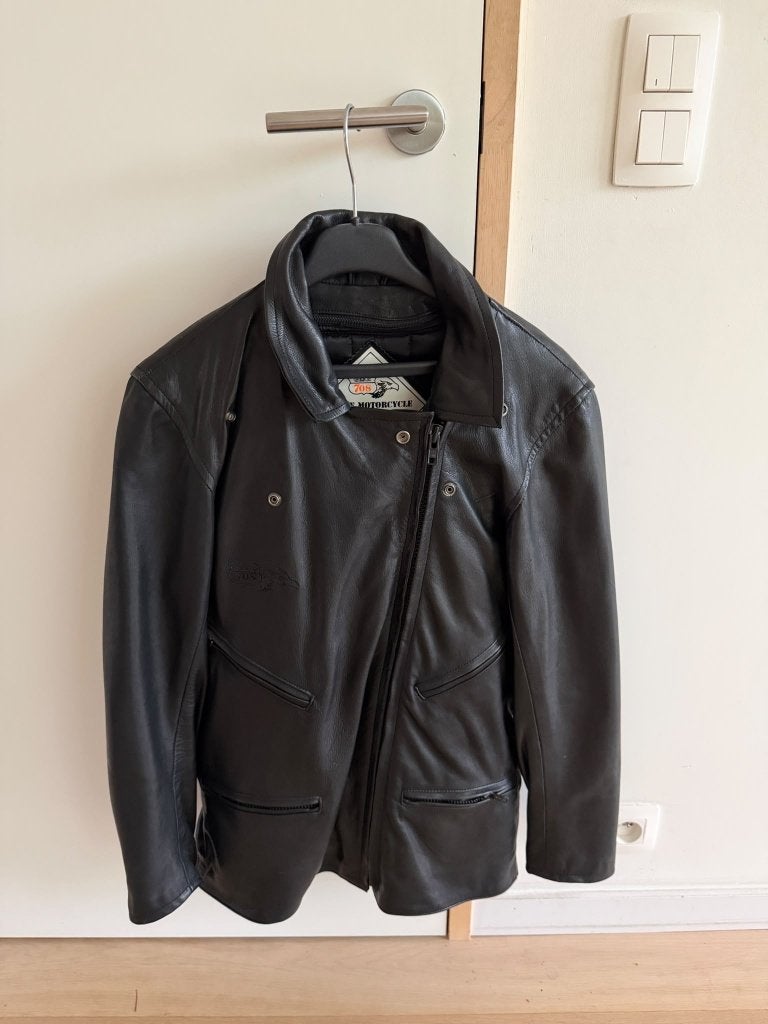 Vintage Gear 708 leren motorpak | jas 42, Buffalo broek 40, Enlèvement ou Envoi, Seconde main, Femmes, Combinaison