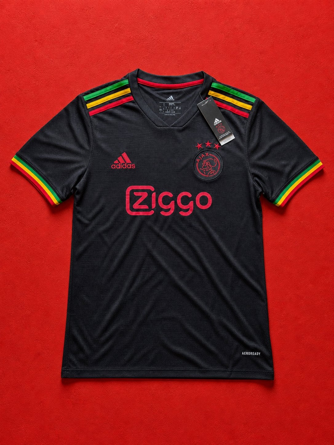 Ajax Bob Marley Three Little Birds Shirt 21/22 – Nieuw L, Sport en Fitness, Maat L, Verzenden, Nieuw, Shirt