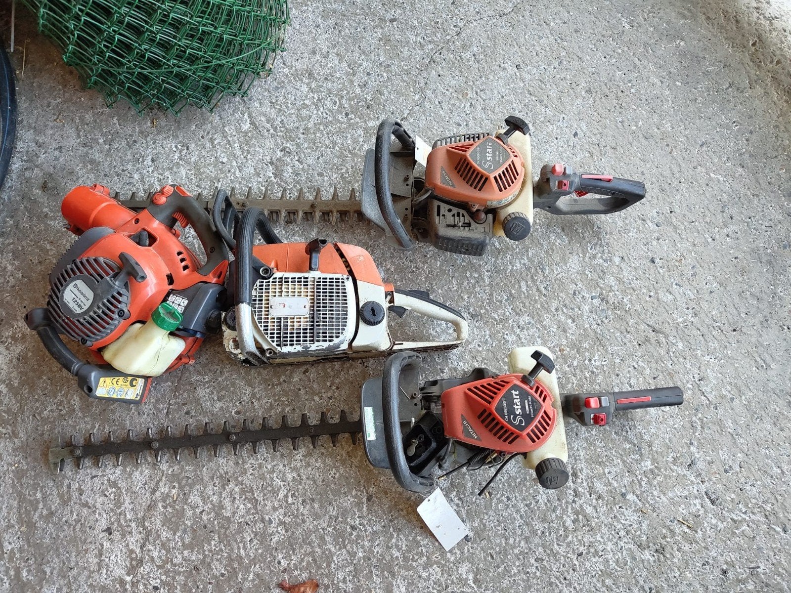 tuinmachines, Enlèvement
