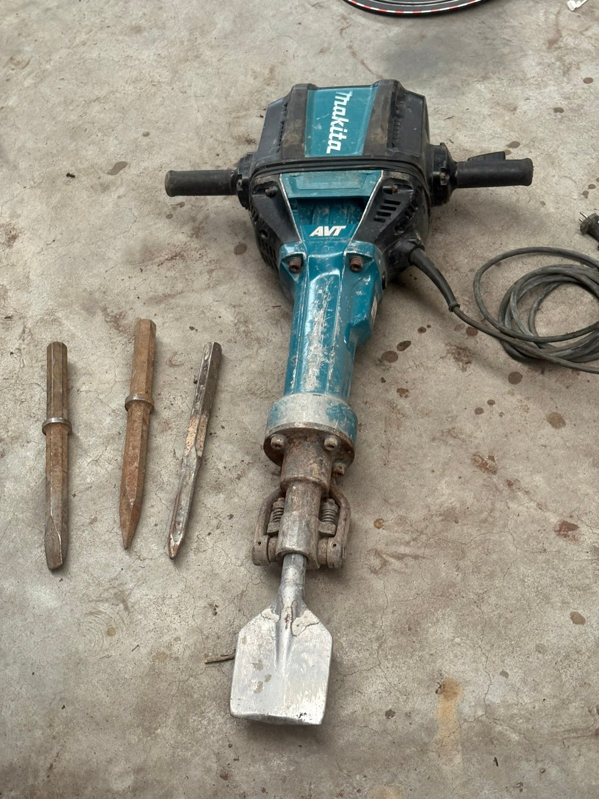 makita piqeur/breekhamer, Ophalen, Gebruikt