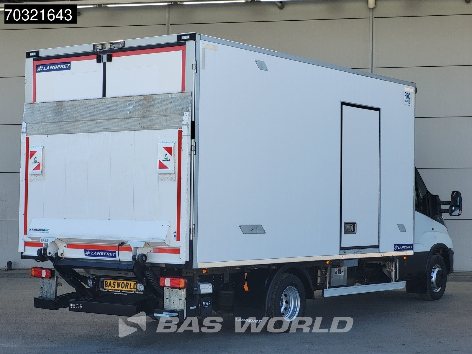 Iveco Daily 72C21 Lamberet LBW 12 Palets Thermo King T-600R, Stof, Gebruikt, Euro 6, 4 cilinders