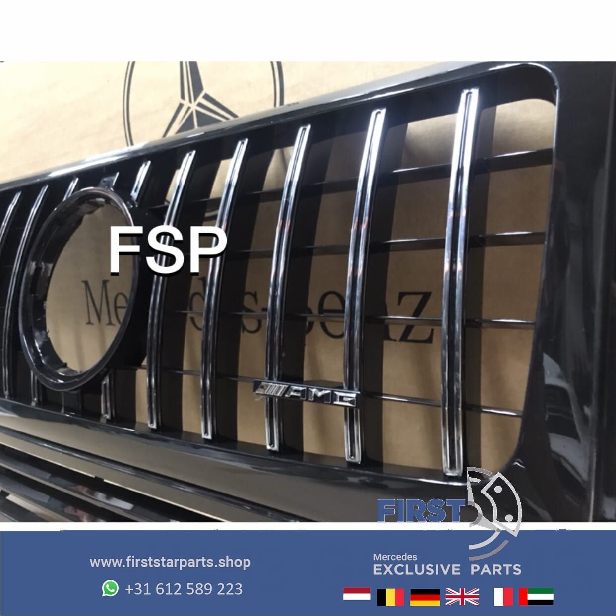 W463 G63 AMG GRIL Mercedes G KLASSE 2018-2020 panamericana G, Gebruikt, -, Ophalen of Verzenden, -