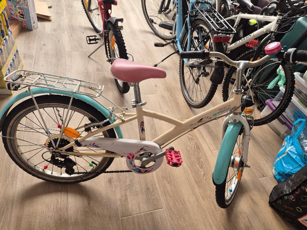 Meisjesfiets 20 inch, Fietsen en Brommers, Ophalen, Gebruikt, B,twin, 20 inch